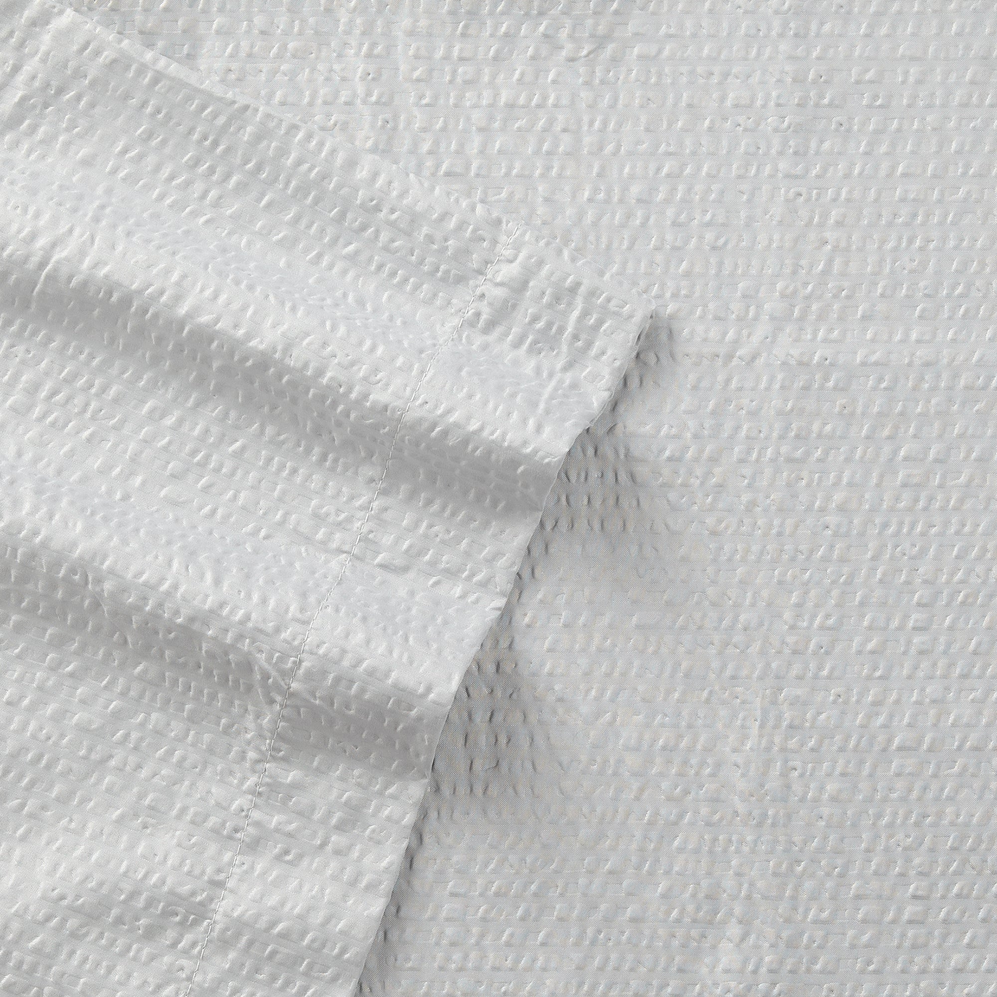 Shavel Home Products - Seersucker Solid Stylish and Modern Sheet Set