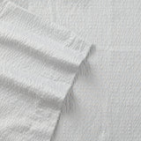 Shavel Home Products - Seersucker Solid Stylish and Modern Sheet Set