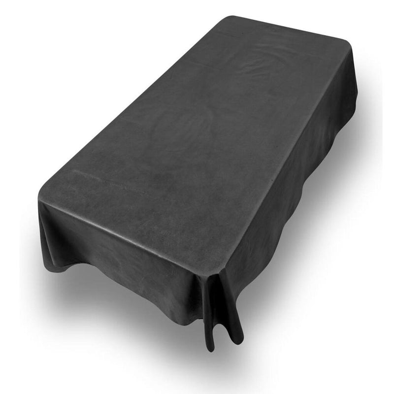 Carnation Home Fashions Fashions Vinyl Fitted Tablecloth Wipe Clean with Polyester Flannel Backing - 108x52"