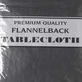 Carnation Home Fashions Vinyl Tablecloth with Polyester Flannel Backing - 52x90"