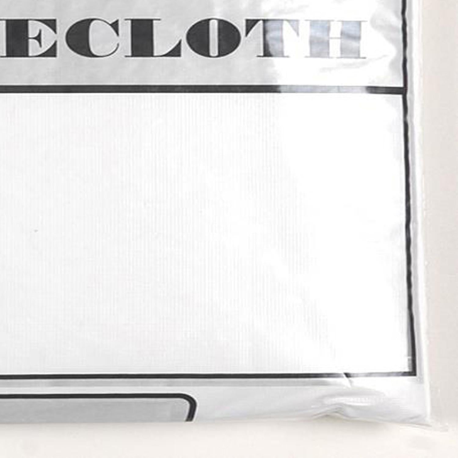 Carnation Home Fashions Vinyl Tablecloth with Polyester Flannel Backing - 52x90"