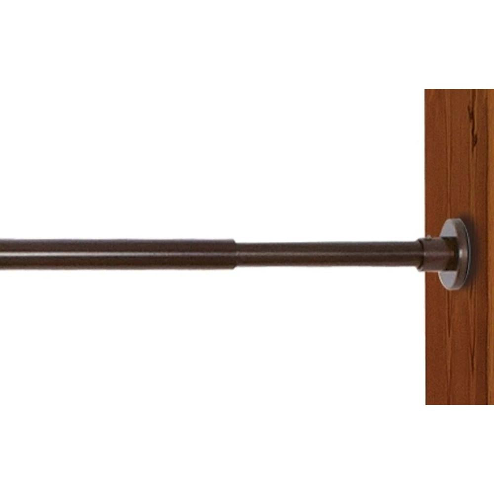 Versailles Indoor/Outdoor 3/4" Duo Tension Rod - Espresso