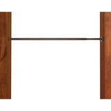 Versailles Indoor/Outdoor 3/4" Duo Tension Rod - Espresso