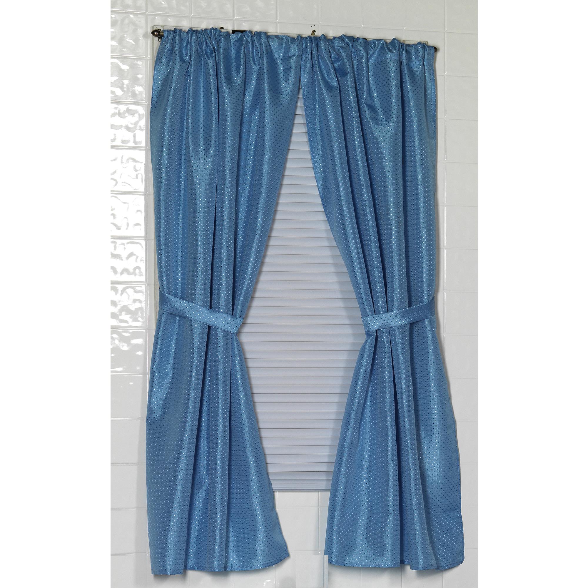 Carnation Home Fashions "Lauren" Diamond-Piqued, 100% Polyester Window Curtain - 34x54"