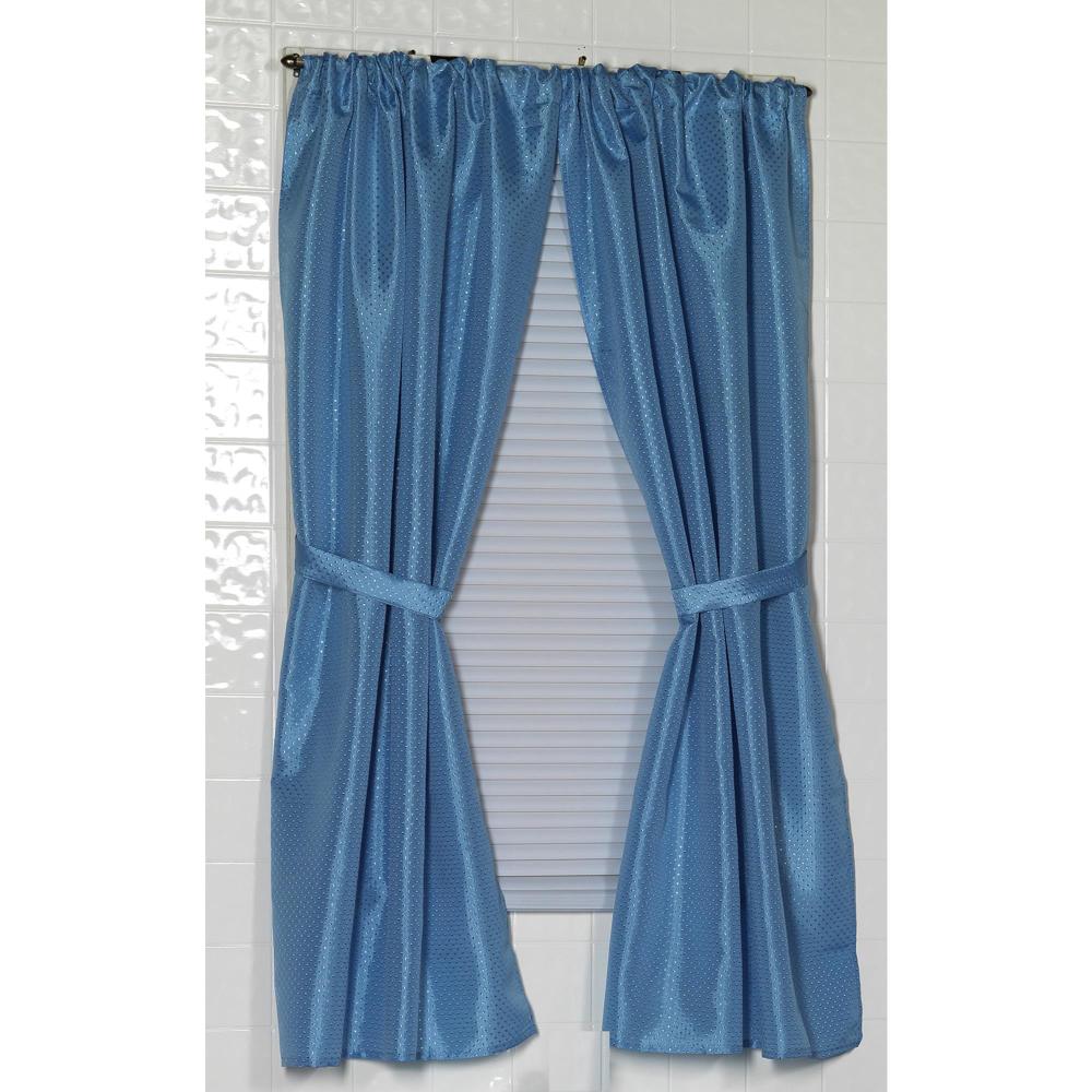 Carnation Home Fashions "Lauren" Diamond-Piqued, 100% Polyester Window Curtain - 34x54"