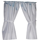 Carnation Home Fashions "Lauren" Diamond-Piqued Window Curtain - 34x54", Grey