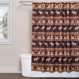 Saturday Knight Ltd Timberline High Quality And Durable Bath Shower Curtain - 70x72