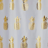 SKL Home Gilded Pineapple Shower Curtain - White 70x72
