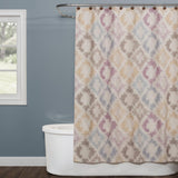 Saturday Knight Ltd Davidson Sheer Faux Linen Fabric Bath Shower Curtain - 70x72