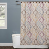 Saturday Knight Ltd Davidson Sheer Faux Linen Fabric Bath Shower Curtain - 70x72"