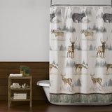 Saturday Knight Ltd Home On The Range Wildlife Fabric Shower Curtain - 70x72