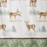 Saturday Knight Ltd Home On The Range Wildlife Fabric Shower Curtain - 70x72", Multi