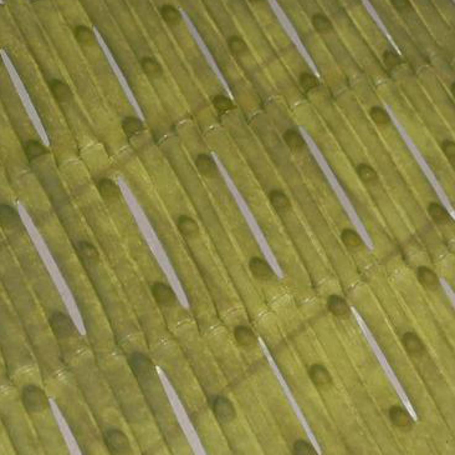 Carnation Home Fashions Bamboo Look Vinyl Bath Tub Mat - 16x32"