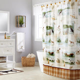 Saturday Knight Ltd Adirondack Dogs Nature Life Fabric Bath Shower Curtain - 70x72