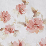 Saturday Knight Ltd Misty Floral Pretty Woven Design Fabric Bath Shower Curtain - 70x72", Pink