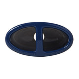 SKL Home Saturday Knight Ltd Alanya Fluid Wave Inspired Appearance Toothbrush Holder - 4.31x2.37x4.58, Blue