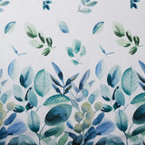 SKL Home Saturday Knight Ltd Ontario Nature Inspired Pattern Watercolor Effects Shower Curtain - 70X72", Green