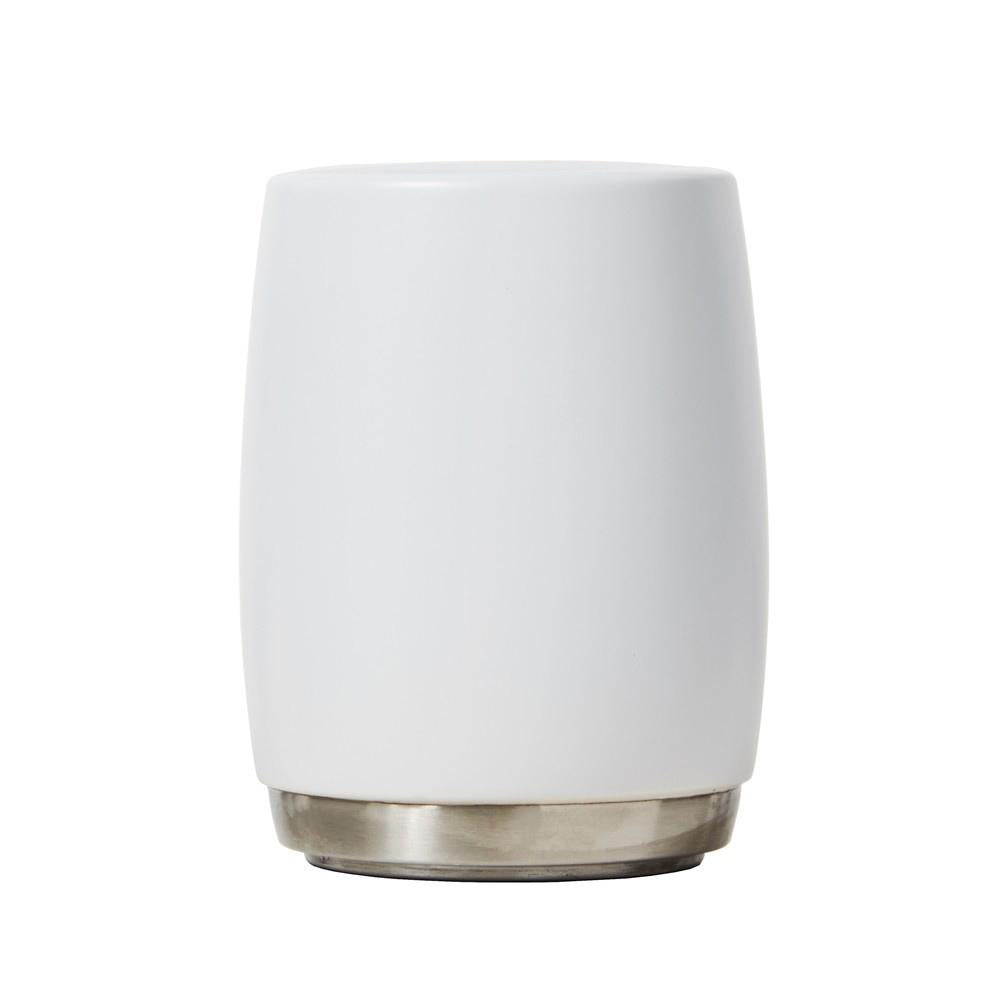 SKL Home Saturday Knight Ltd Ari Stylish Handsome classic look toothbrush holder 4.75x3.38x3.38" - Natural