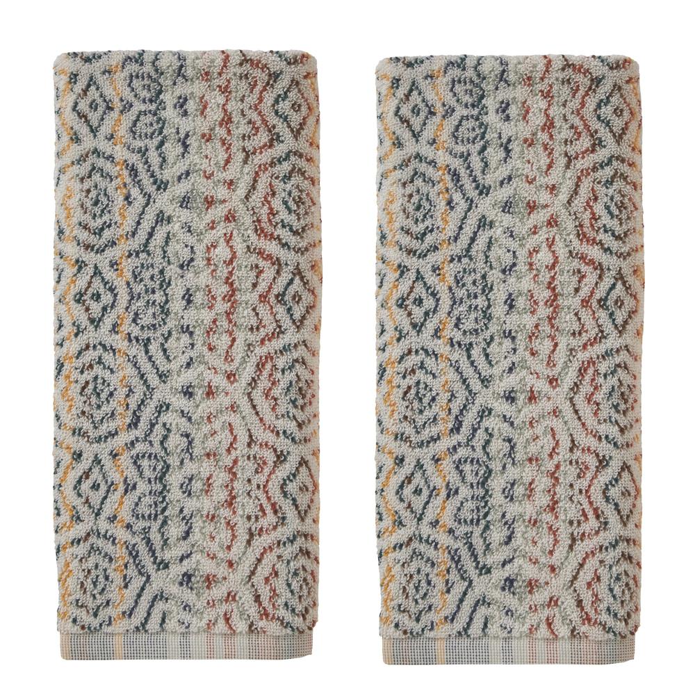 SKL Home Rhapsody Hand Towels - Set of 2 - 16x26", Spice
