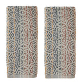 SKL Home Rhapsody Hand Towels - Set of 2 - 16x26", Spice