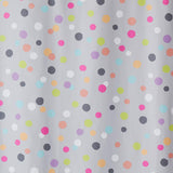 SKL Home Saturday Knight Ltd Confetti Colorful Circles Tufted Bathroom Shower Curtain - 70 X 72", Multi