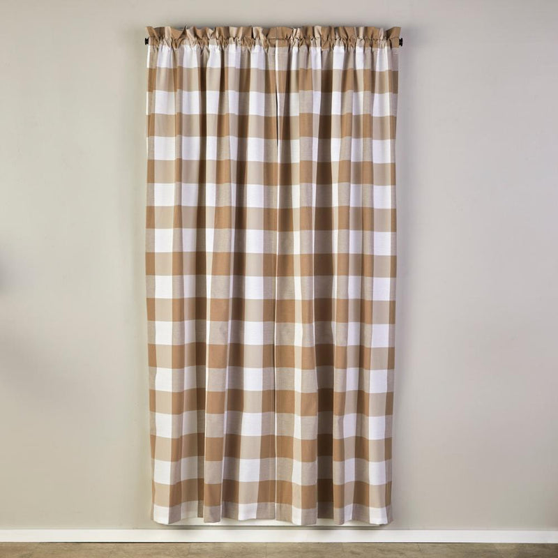 SKL Home By Saturday Knight Ltd Grandin Curtain Panel - Tan/White