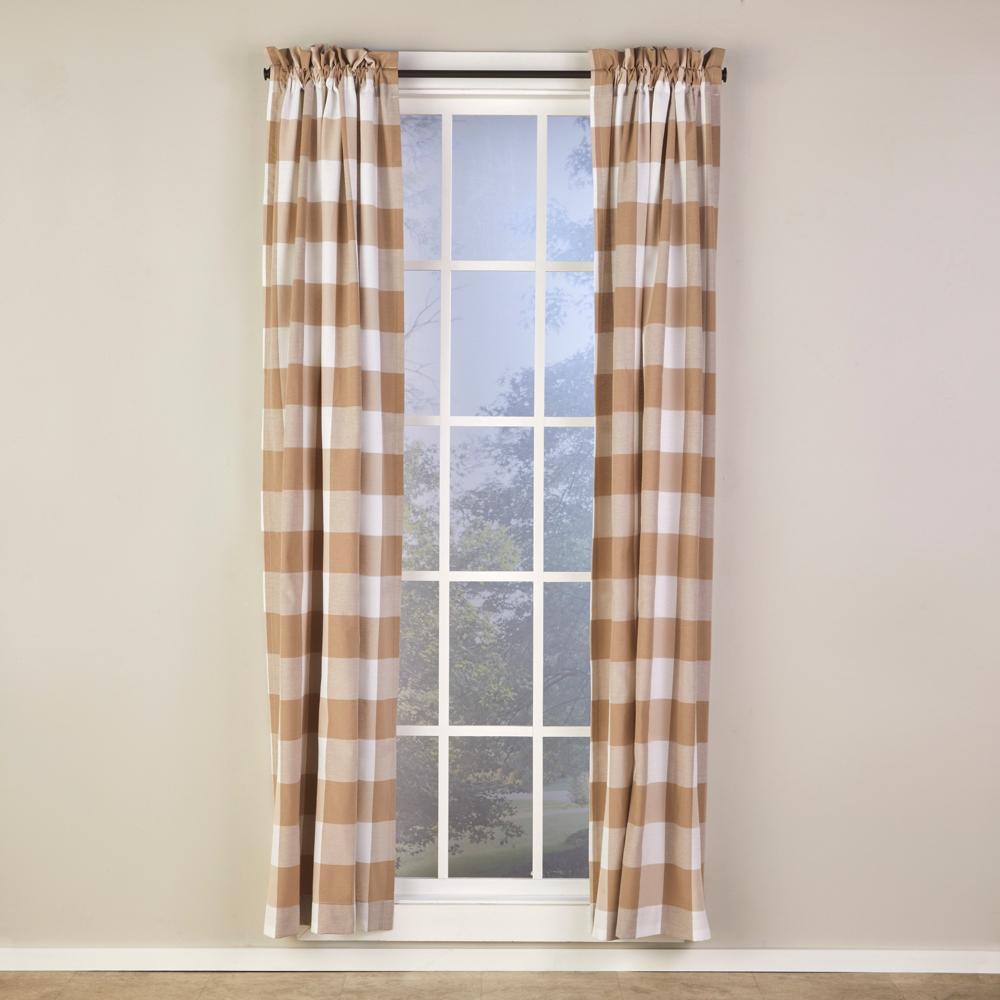 SKL Home By Saturday Knight Ltd Grandin Curtain Panel - Tan/White