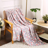 Plazatex Holiday Unicorn Design Micro Plush Throw Blanket - 50x60