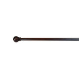 Versailles Vogue 5/8" Rod With Ball Finial Set - Espresso