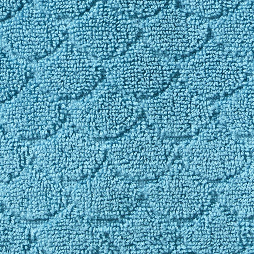 SKL Home Saturday Knight Ltd Ocean Watercolor Scales Hand Towel - (2-Pack) - 16x26", Blue