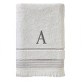 SKL Home By Saturday Knight Ltd Casual Monogram Bath Towel - 28
