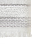 SKL Home By Saturday Knight Ltd Casual Monogram Bath Towel I - 28X54", White