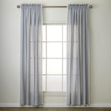 SKL Home By Saturday Knight Ltd Home Catherine Crochet Window Curtain Panel Pair - 2-Pack - 52X84", Silver