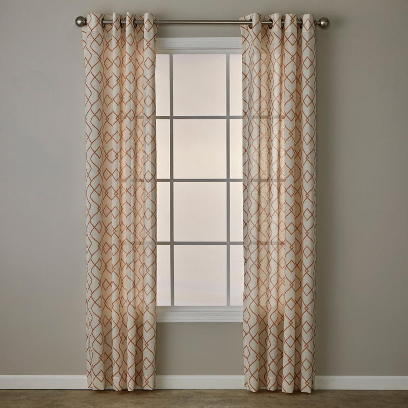 SKL Home By Saturday Knight Ltd Chainlink Window Curtain Panel - Spice