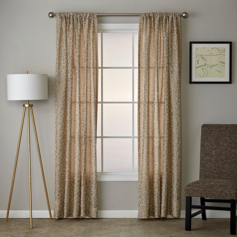 SKL Home By Saturday Knight Ltd Cheetah Spot Window Curtain Panel - Toast