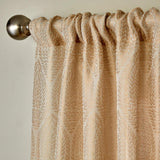 SKL Home By Saturday Knight Ltd Leaf Damask Window Curtain Panel - Natural