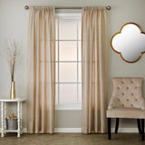 SKL Home By Saturday Knight Ltd Leaf Damask Window Curtain Panel - Natural