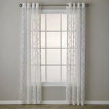 SKL Home By Saturday Knight Ltd Miranda Window Curtain Panel - White