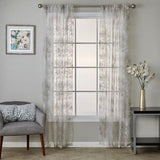 SKL Home By Saturday Knight Ltd Shadow Trees Window Curtain Panel - Taupe