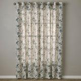 SKL Home By Saturday Knight Ltd Shelby Floral Window Curtain Panel - Teal