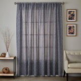 SKL Home By Saturday Knight Ltd Soft Swirl Window Curtain Panel - Charcoal