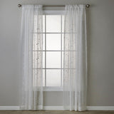 SKL Home By Saturday Knight Ltd Whispering Winds Window Curtain Panel - White