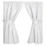 Carnation Home Fashions Polyester Fabric Window Curtain - 34x54", Grey
