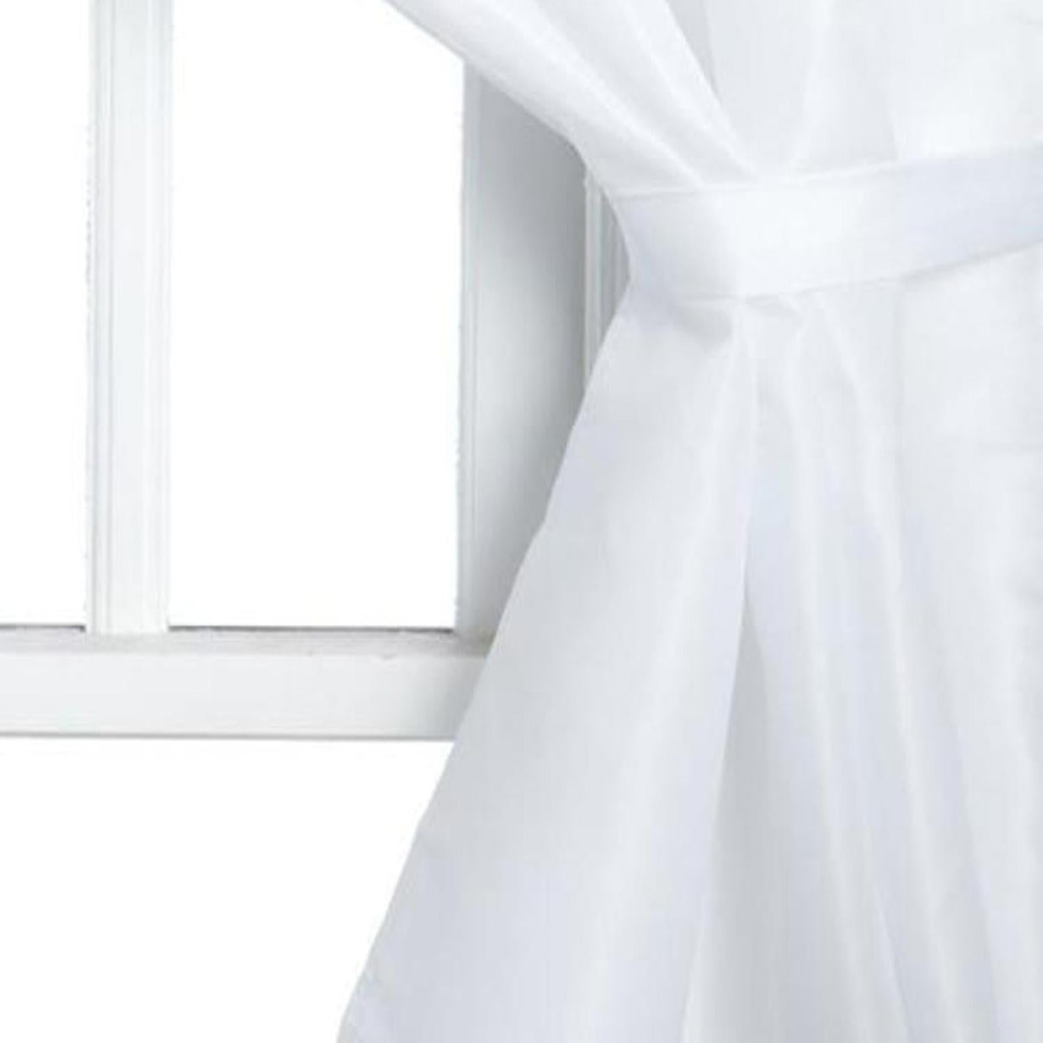 Carnation Home Fashions Polyester Fabric Window Curtain - 34x54"