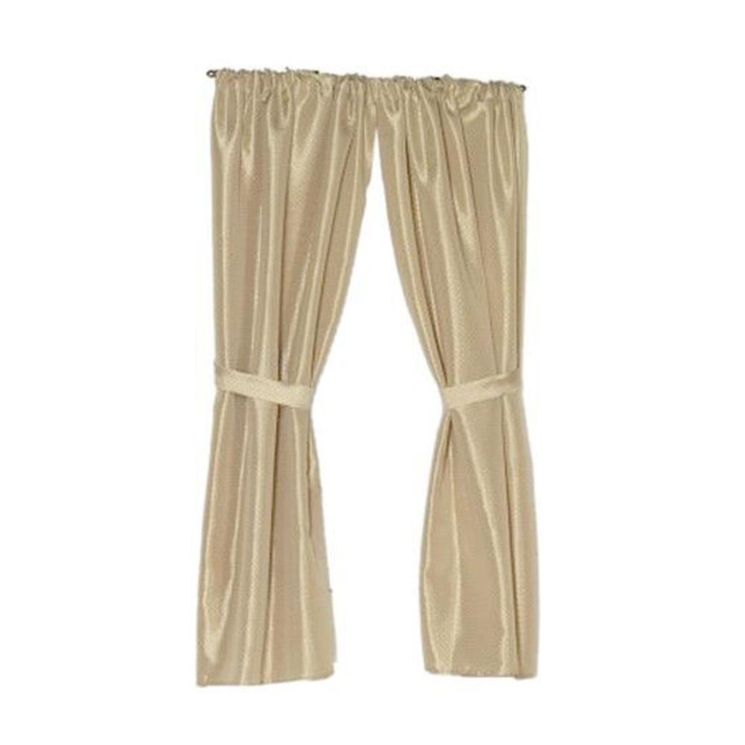 Carnation Home Fashions Polyester Fabric Window Curtain - 34x54"