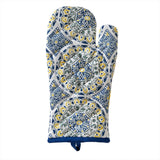 SKL Home By Saturday Knight Ltd Lemon Medallion Oven Mitt And Pot Holder Set - 2-Piece - 7X13", Green