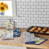 SKL Home By Saturday Knight Ltd Lemon Medallion Dish Towel - 2-Pack - 18X28", Green