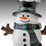 SKL Home By Saturday Knight Ltd Rustic Plaid Snowman Soap/Lotion Dispenser - 7.24" X 3.15" X 4.07", Multi