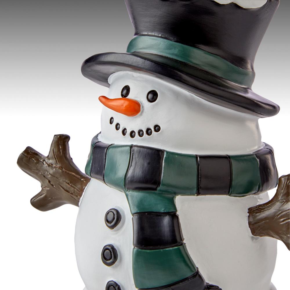SKL Home By Saturday Knight Ltd Rustic Plaid Snowman Soap/Lotion Dispenser - 7.24" X 3.15" X 4.07", Multi