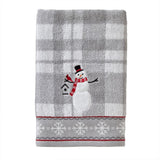 SKL Home By Saturday Knight Ltd Whistler Snowman Bath Towel - 24X48", Gray